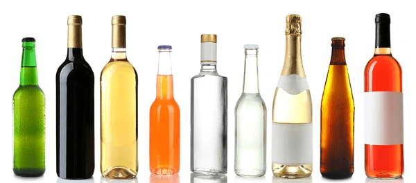 bottles-different-drinks-on-white-600nw-548308366